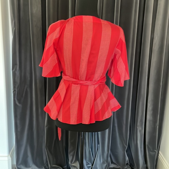 Orange Loft Wrap top - Picture 3 of 3